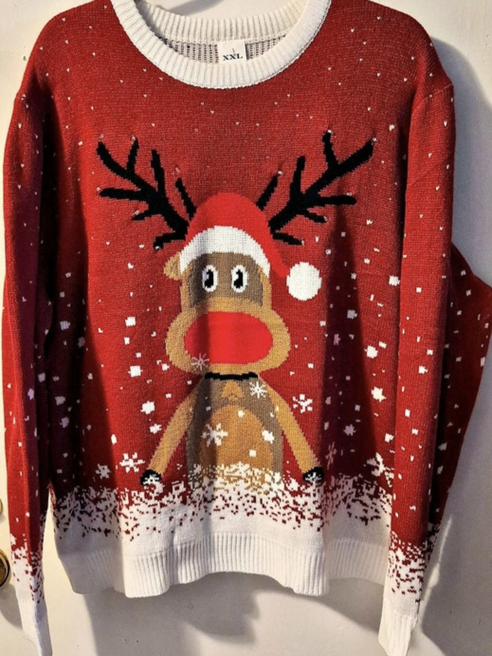 Rudolph The Nosed Reindeer Light-Up Christmas Sweater